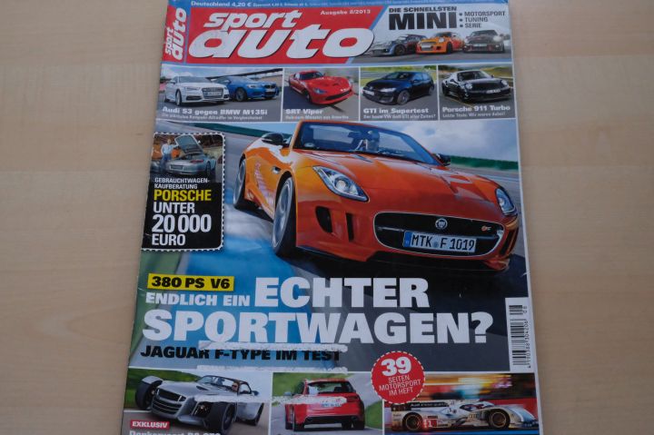 Deckblatt Sport Auto (08/2013)